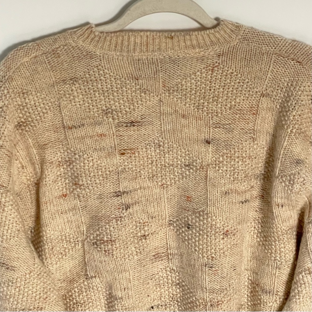 Pendleton Tan Wool V-Neck Knit Pullover Classic S… - image 8